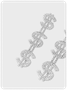 Y2K Silver Accessory Earrings