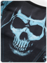 Punk Blue Skull Geometric Design Halloween Top Tank Top & Cami