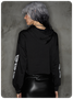 【Final Sale】Punk Black-White Skull Top Hoodie & Sweatshirt