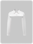 Y2K White Lapel Colloar Long Sleeves Back To School Top Blouse