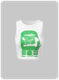 【Final Sale】Street Green Phone Print Single Color Print Top Tank Top & Cami