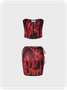 Red Two-Piece Set