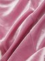 【Clearance Sale】Pink Cut Out Velvet Top Jumpsuit