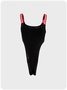 【Clearance Sale】Street Black Sleeveless Embroidery Cyberpunk Top Bodysuit