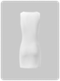 White Cross Pattern Dress Mini Dress