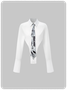Y2K White Top Blouse