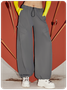 Street Gray Pockets Bottom Pants