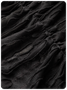 Edgy Black High Neck Wrinkled Cut Out Top Women Top