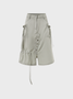 【Final Sale】Street Gray Bottom Skirt