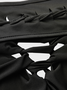 【Final Sale】Edgy Black Cut Out Dress Midi Dress