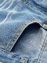 【Final Sale】Casual Blue Bottom Jeans
