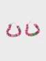 Vintage Pink Accessory Earrings