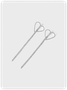 Y2K Silver Accessory Earrings