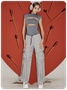 Street Gray Cut Out Top T-Shirt