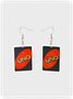 Y2K Red Accessory Earrings