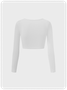 Y2K White Cross Top T-Shirt