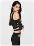 【Final Sale】Street Black Top Women Top