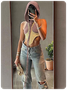 Punk Apricot Hooded Top Tank Top & Cami