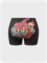 Y2k Black Graphic Bottom Shorts