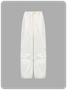 Street Black Cargo Drawstring Bottom Pants