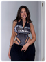 Edgy Gray Letter Lace Up Zip Cyberpunk Bodysuit