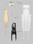 Y2k Balletcore White Split Dress Midi Dress
