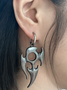 Street Silver Accessory Earrings