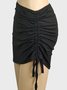 【Final Sale】Y2K Tight Plain Skirt
