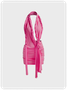 Y2k Asymmetrical design Cropped Dress Mini Dress