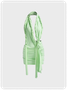 Y2k Asymmetrical design Cropped Dress Mini Dress