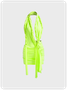 Y2k Asymmetrical design Cropped Dress Mini Dress