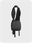 Y2k Asymmetrical design Cropped Dress Mini Dress