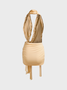 Y2k Asymmetrical design Cropped Dress Mini Dress
