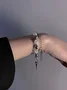 Metal Color Block Bracelet