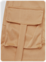 Asymmetrical Plain Top With Skirt Two-Piece Set