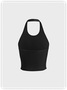 Street White Cross Top Tank Top & Cami