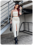 Street Apricot Two-Piece Set