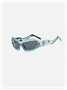 Cat Eye Fashion Color Block Sunglass