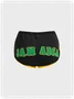 Jersey Jamaica Color Block Shorts