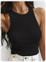 Every Body Basic Crew Neck Plain Tank Top