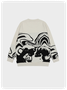 Crew Neck Skull Long Sleeve Sweater