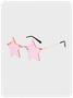 Star Shaped Ombre Sunglasses