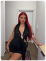 Y2k Asymmetrical design Cropped Dress Mini Dress