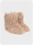Fuzzy Faux Fur Ankle Plain Snow Boots