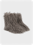 Fuzzy Faux Fur Ankle Plain Snow Boots