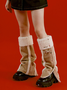Suede Over The Knee Leg Warmers