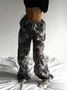 Chemical Fiber Blend Camo Cargo Pants Cargo Pants