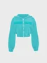 Jersey Plain Coat With Pants Two-Piece Set