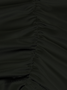 Jersey One Shoulder Plain Long Sleeve T-shirt