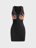【Final Sale】Y2k Black Hand print Dress Mini Dress